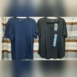2 New Women's T-Shirts size Large